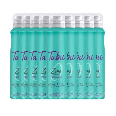 Kit Desodorante Aerosol Tabu Collection Zero 150ml - 9 Unidades