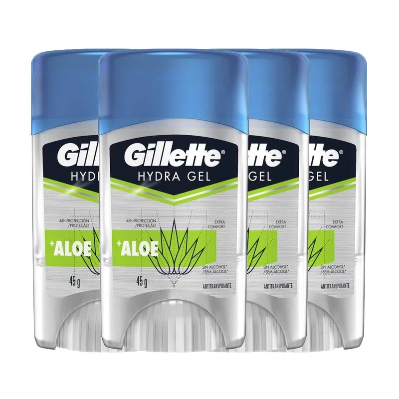 Kit-Desodorante-Gel-Antitranspirante-Gillette-Hydra-Gel-Aloe-45g---4-Unidades