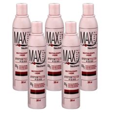 kit 5 Cremes Neutralizantes Max Beauty Neutramix 3 Em 1 280g
