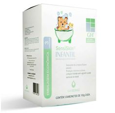 Kit Sabonete Barra Infantil Gh Derma Com 3 Unidades 100g