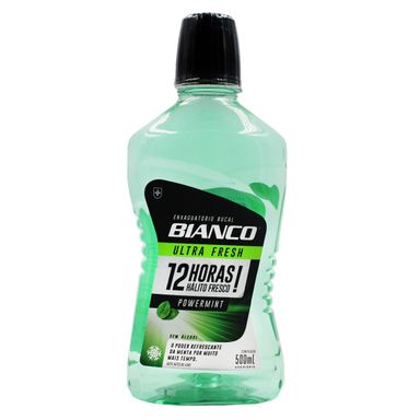 Enxaguante Bucal Ultra Fresh Powermint Bianco 500ml