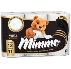 Papel Higiênico Mimmo Folha Tripla Neutro Leve Mais Por Menos