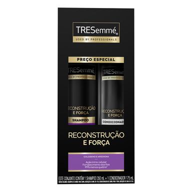 Kit Shampoo 350ml + Condicionador 175ml TRESemmé Reconstrução e Força