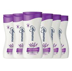 kit Creme Hidratante Corporal Monange Flor de Lavanda 200ml  - 6 Unidades