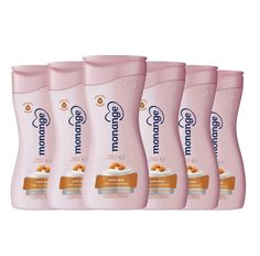 kit Creme Hidratante Corporal Monange Leite De Amêndoas 200ml  - 6 Unidades