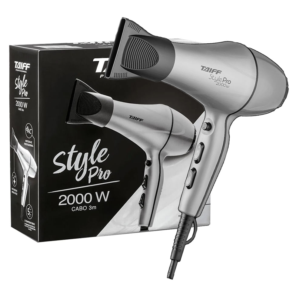 Taiff Style Pro: secador de cabelo profissional é leve, potente e silencioso