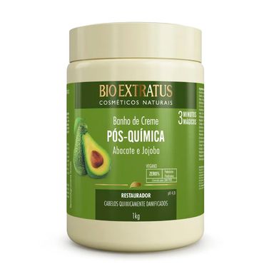Creme De Tratamento Bio Extratus Pós Química Abacate 1kg