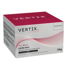 Gel Para Unha Vertix Hard Max Transparente 24g