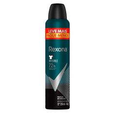 Desodorante Antitranspirante Aerosol Rexona Invisible 72 horas 250ml