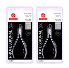 Kit Alicate De Cutícula Mundial Inox Profissional 722 - 2 Unidades