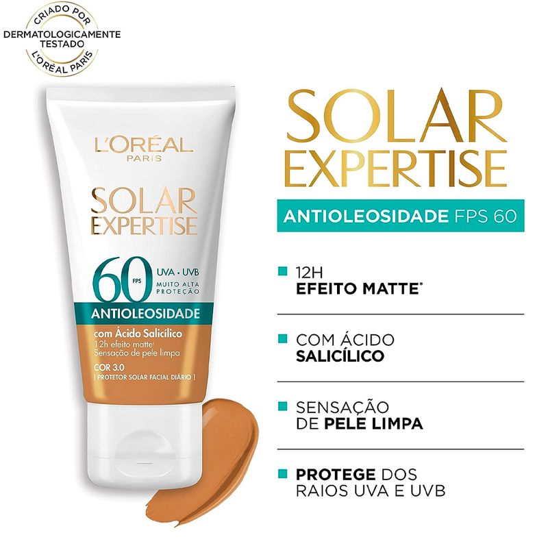 808003-2-Protetor-Solar-Facial-LOreal-Solar-Expertise-Antioleosidade-FPS60-Cor-3.0-40g