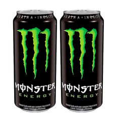 Kit Energético Monster Energy Lata 473ml - 2 unidades