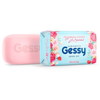 Sabonete Em Barra Gessy Delicadeza E Cuidado Com Rosas 80g