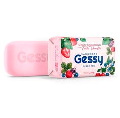 Sabonete Em Barra Gessy Sensação Radiante Frutas Vermelhas 80g