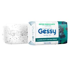 Sabonete Em Barra Gessy Detox Purificante Carvão 80g