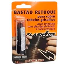 Retoque Flash On Bastão Castanho Escuro