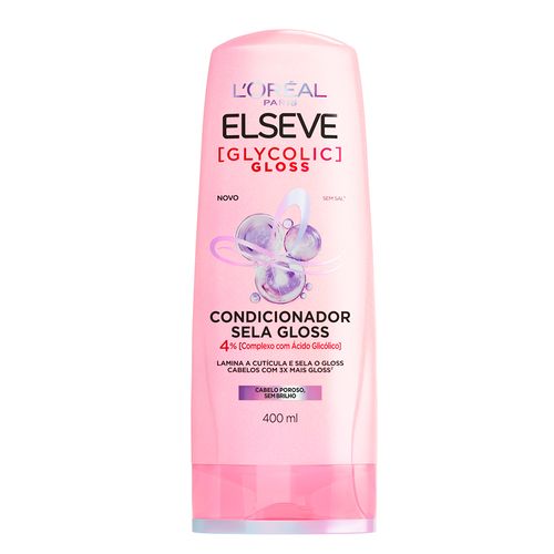 Condicionador De Cabelo Elseve Glycolic Gloss 400ml