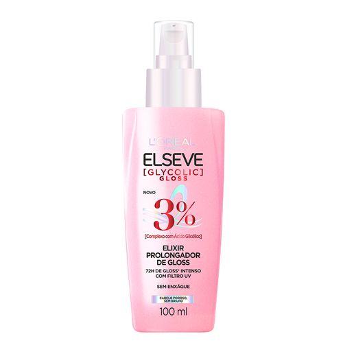 Sérum Elixir Prolongador de Gloss Elseve Glycolic Gloss 100ml