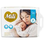 807337-01-Fralda-Descartavel-Mili-Love-E-Care-Mega-P-Com-56-Unidades