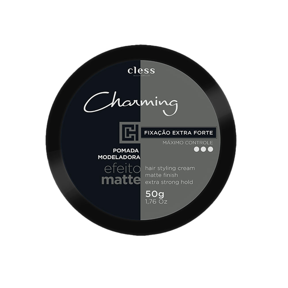 Pomada Modeladora Charming Efeito Seco 50g - Lojas Rede