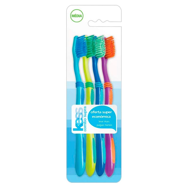 750964-02-Combo-Escova-Dental-Kess-Supra-Com-4-Unidades