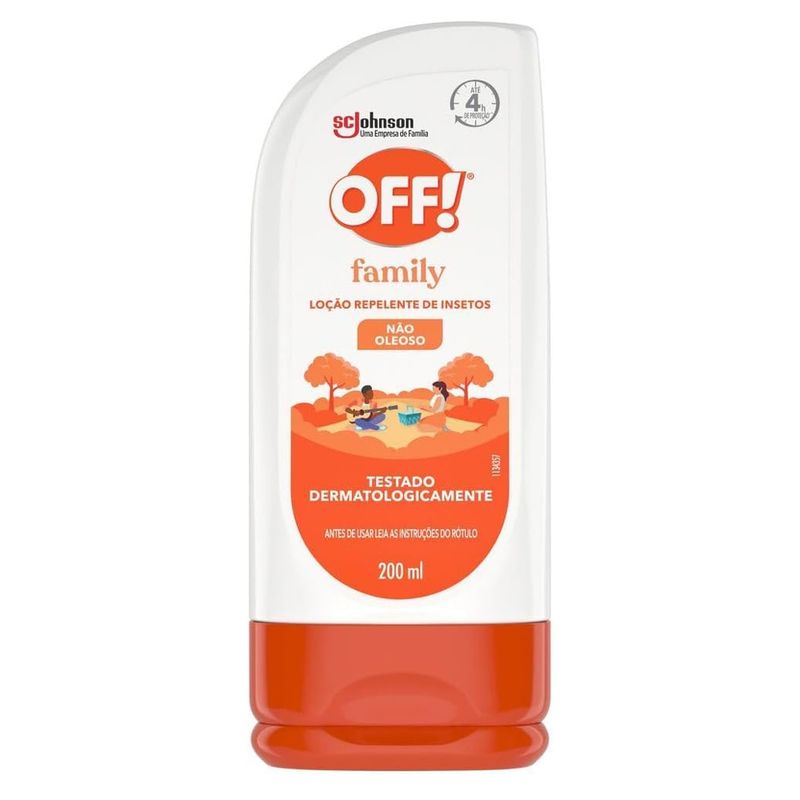 Repelente Loção Off Family 200ml - Lojas Rede