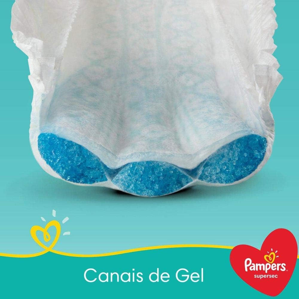 Kit 10 Fraldas Pampers Supersec Pacotão Econômico P - 340 Tiras - Lojas Rede