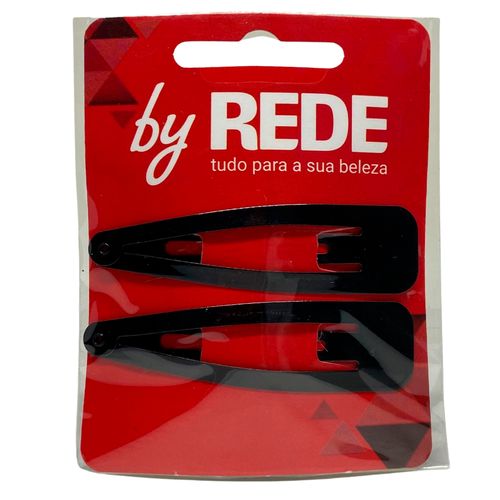 Presilha Para Cabelo By REDE Tic-Tac 7Cm Preto