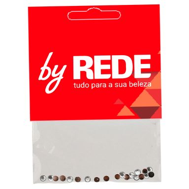 Strass Para Unhas By REDE Prata 2Mm Com 20 Unidades