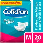 809188-02-Fralda-Descartavel-Geriatrica-Cotidian-Bem-Estar-Hiper-M-Com-20-Unidades