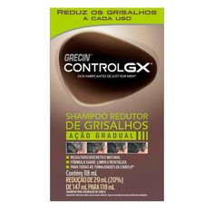 Shampoo Redutor De Grisalhos Grecin Control Gx 118ml