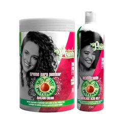 Kit Creme de Pentear Soul Power Abacate Cream 800g e Acidificante Soul Power Abacate Avocado 315 ml