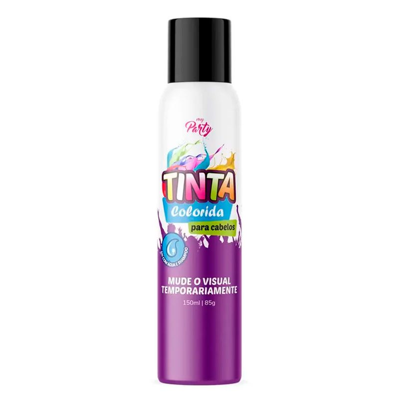 Tinta Spray Para Cabelo Aeroflex Preto - Lojas Rede