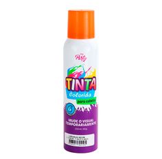 Tinta Spray Para Cabelo Aeroflex Laranja Neon