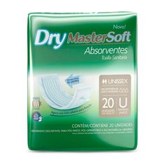 Absorvente Geriátrico Mastersoft Dry Com 20 Unidades