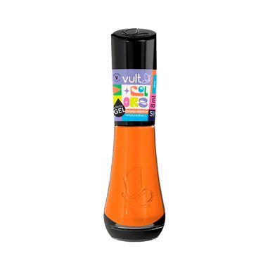 Esmalte Laranja Elétrico Neon  Vult Colors 8ml