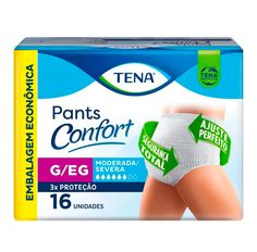 Roupa Íntima Tena Pants Confort G/EG Com 16 Unidades