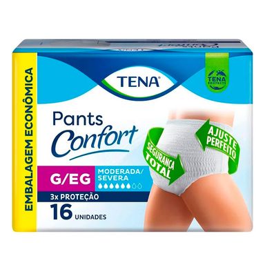 Roupa Íntima Tena Pants Confort G/EG Com 16 Unidades