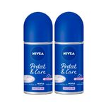 2022101704-1-Kit-Desodorante-Roll-On-Nivea-Protect-e-Care-50ml-2-Unidades
