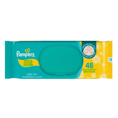 Lenço Umedecido Pampers Camomila 48 Unidades