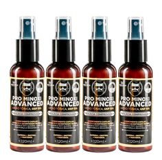 Kit Tônico Capilar Pro Minoxi Advanced 120ml - 4 Unidades