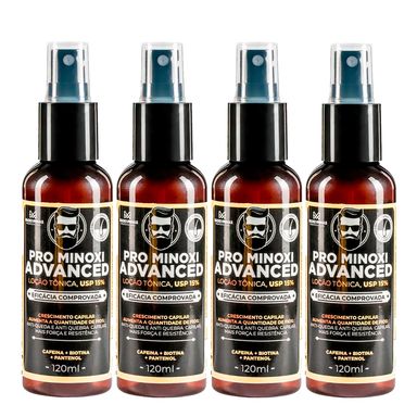 Kit Tônico Capilar Pro Minoxi Advanced 120ml - 4 Unidades