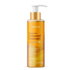 Iluminador Corporal Dourado  Labotrat Vai&Brilha 190ml