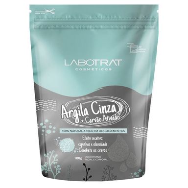 Argila Cinza Labotrat Com Carvão Ativado 100g