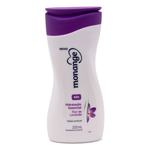 Creme Hidratante Corporal Monange Flor de Lavanda 200ml