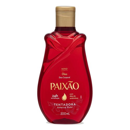Óleo Corporal Paixão Amêndoas Tentadora Ação Desodorante 200ml