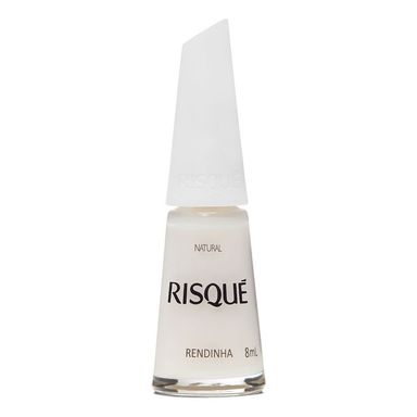 Esmalte Risqué Branco Natural Rendinha 8ml