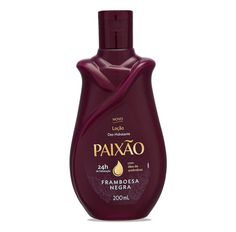 Loção Hidratante Paixão Framboesa Negra Ação desodorante 200ml