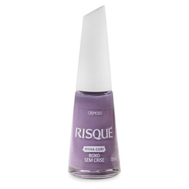 Esmalte Risqué Cremoso Roxo Sem Crise 8ml