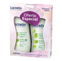Kit Sabonete Íntimo Lucretin Fresh 200ml